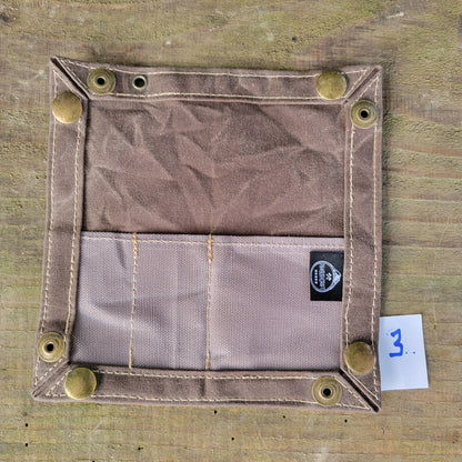 PNW Bushcraft - EDC Waxed Canvas Travel Tray for your Gear and EDC 2.0 - Angler's Pro Tackle & Outdoors