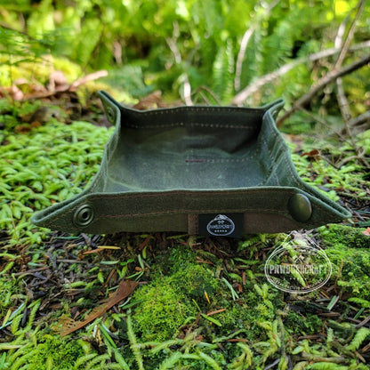 PNW Bushcraft - EDC Waxed Canvas Travel Tray for your Gear and EDC 2.0 - Angler's Pro Tackle & Outdoors