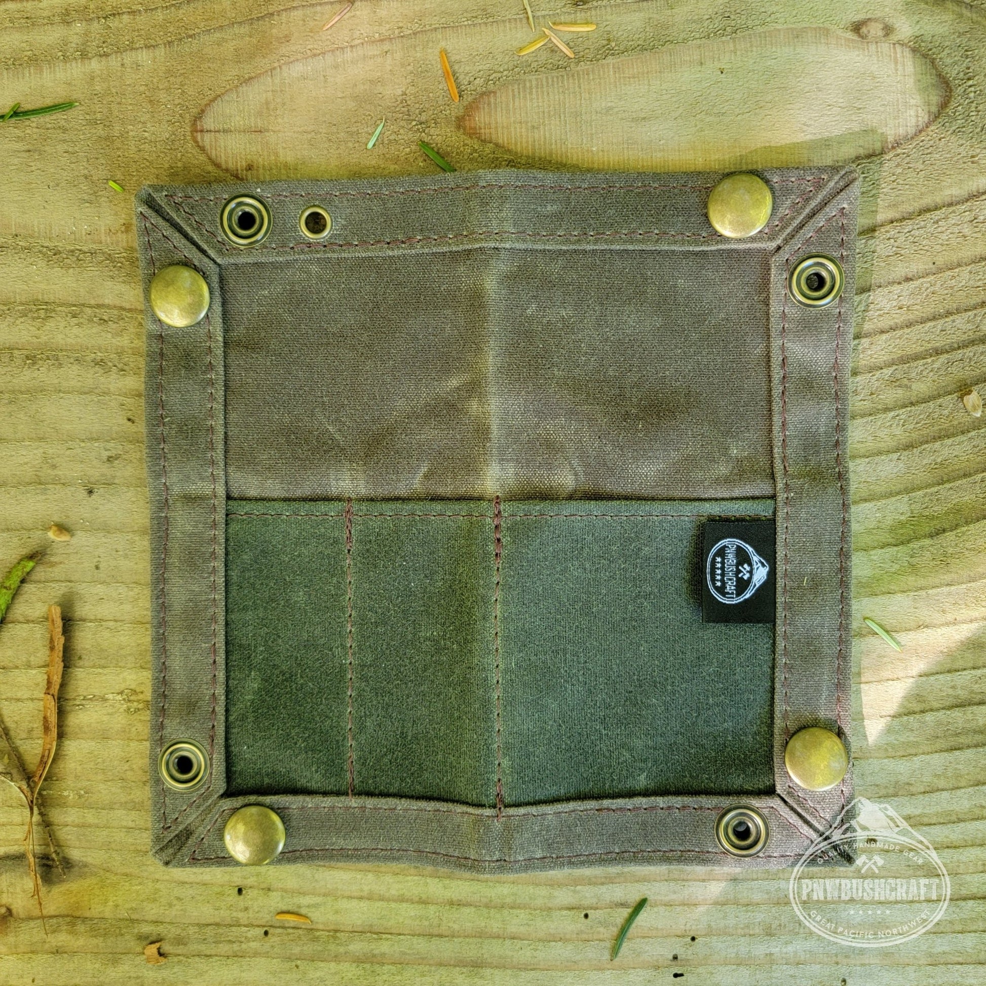 PNW Bushcraft - EDC Waxed Canvas Travel Tray for your Gear and EDC 2.0 - Angler's Pro Tackle & Outdoors