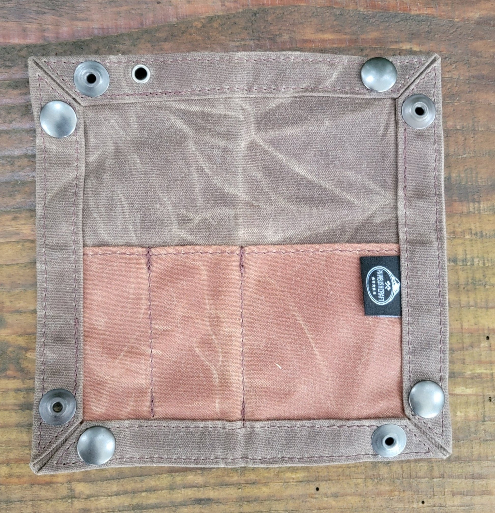 PNW Bushcraft - EDC Waxed Canvas Travel Tray for your Gear and EDC 2.0 - Angler's Pro Tackle & Outdoors