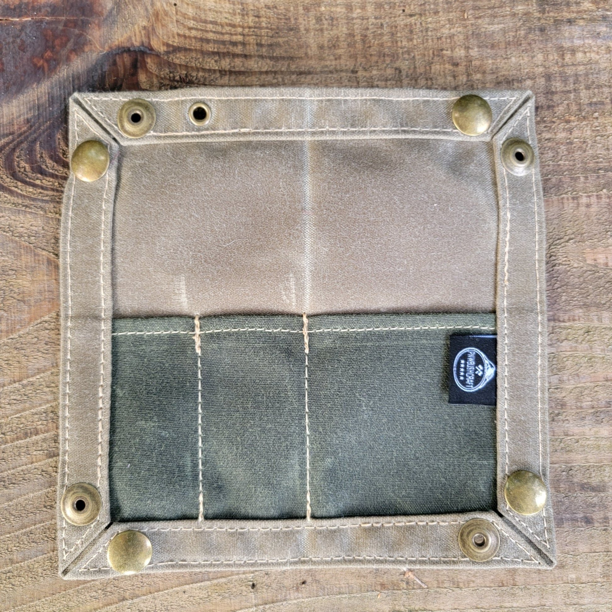 PNW Bushcraft - EDC Waxed Canvas Travel Tray for your Gear and EDC 2.0 - Angler's Pro Tackle & Outdoors