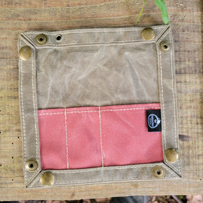 PNW Bushcraft - EDC Waxed Canvas Travel Tray for your Gear and EDC 2.0 - Angler's Pro Tackle & Outdoors