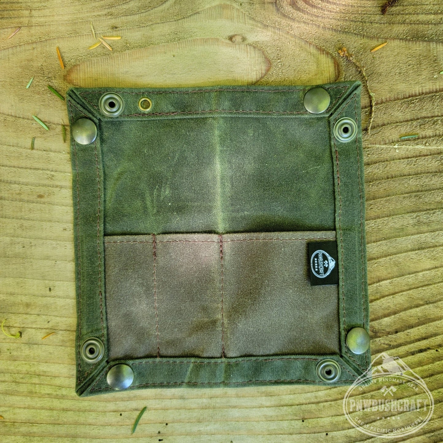 PNW Bushcraft - EDC Waxed Canvas Travel Tray for your Gear and EDC 2.0 - Angler's Pro Tackle & Outdoors