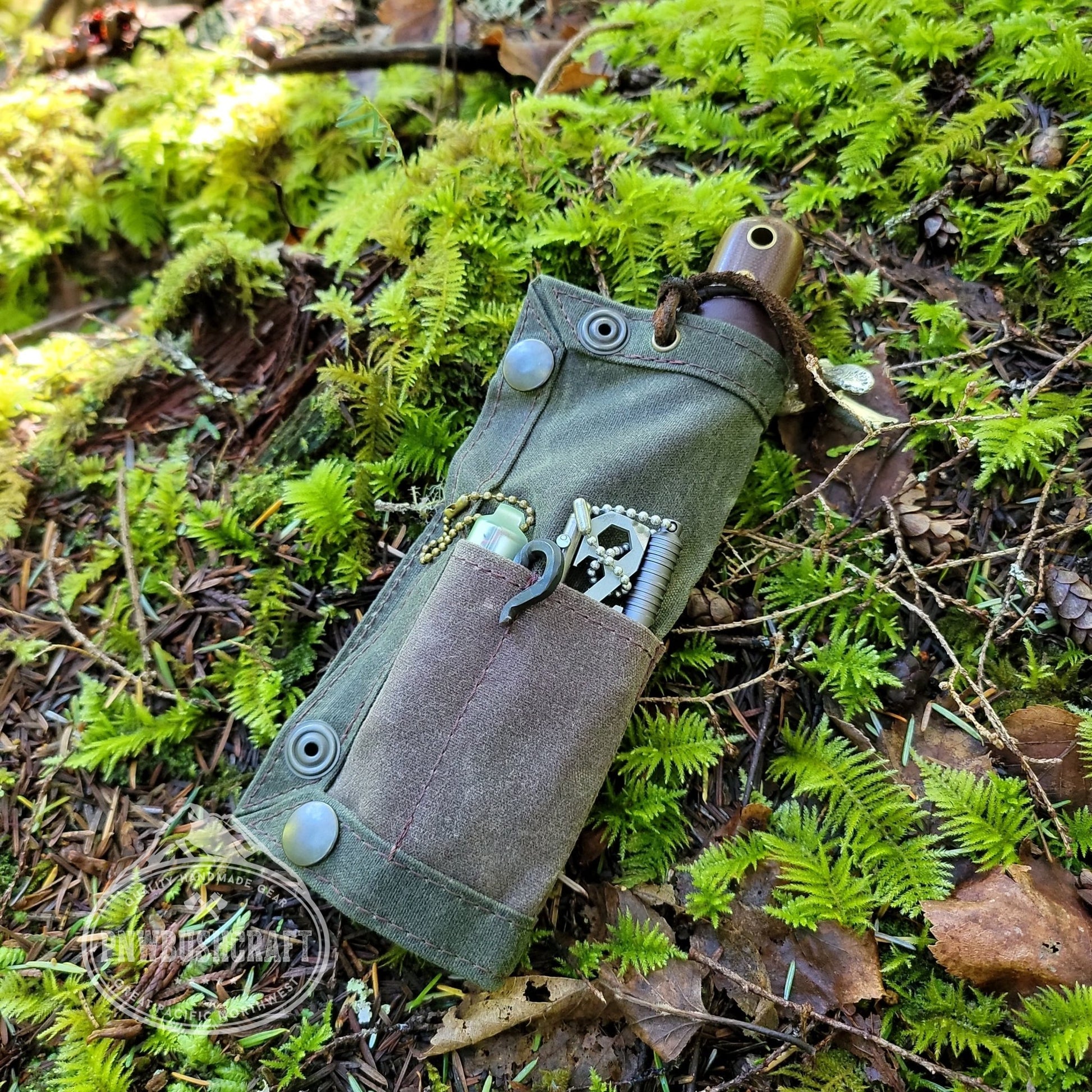 PNW Bushcraft - EDC Waxed Canvas Travel Tray for your Gear and EDC 2.0 - Angler's Pro Tackle & Outdoors