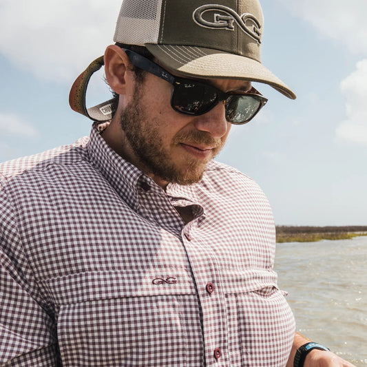 GameGuard - Maroon TekCheck Shirt