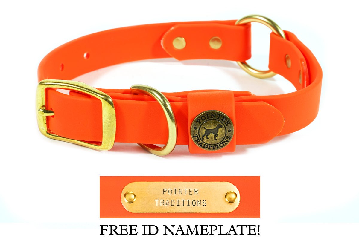 Pointer Traditions Hunting Dog Center Ring Collar - Blaze Orange - Angler's Pro Tackle & Outdoors