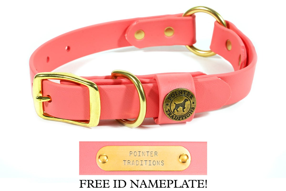 Pointer Traditions Hunting Dog Center Ring Collar - Coral - Angler's Pro Tackle & Outdoors