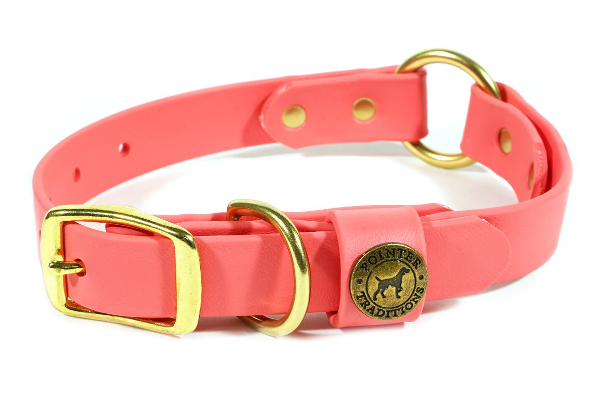 Pointer Traditions Hunting Dog Center Ring Collar - Coral - Angler's Pro Tackle & Outdoors