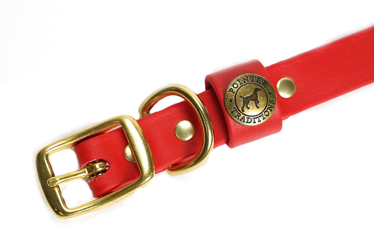 Pointer Traditions Hunting Dog Center Ring Collar - Red - Angler's Pro Tackle & Outdoors