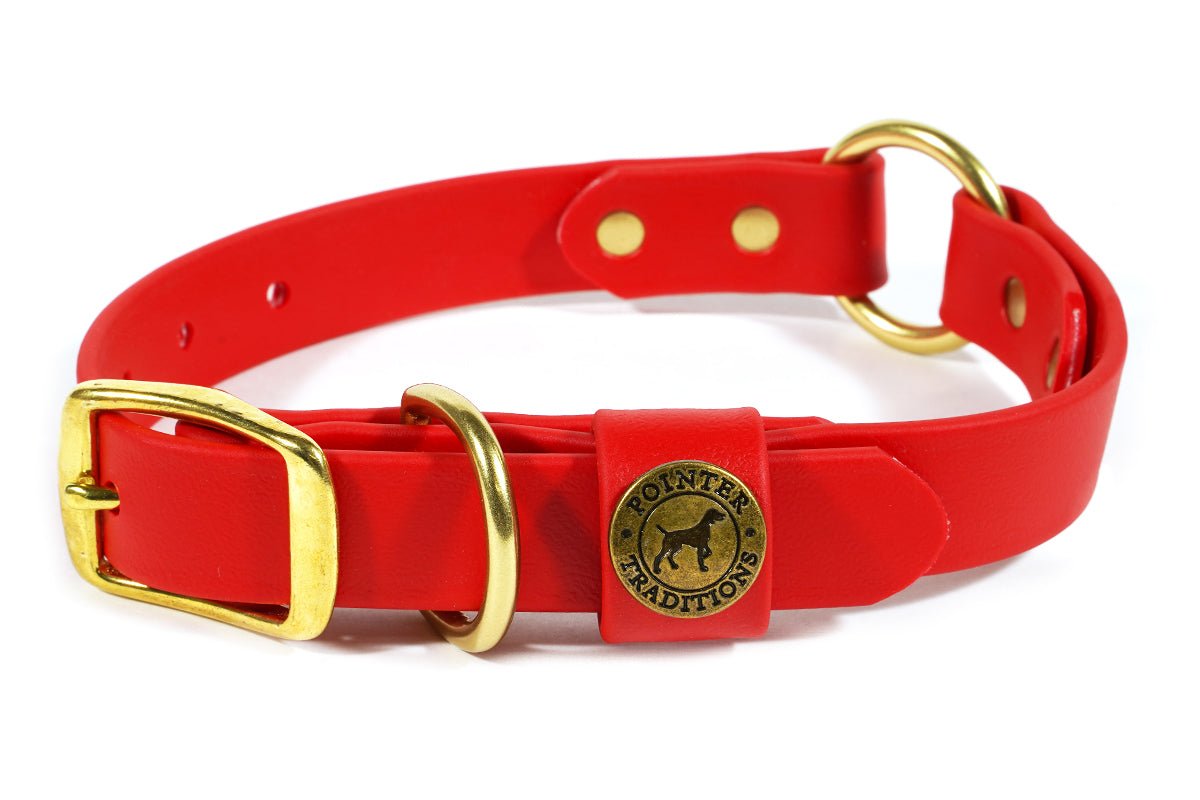 Pointer Traditions Hunting Dog Center Ring Collar - Red - Angler's Pro Tackle & Outdoors