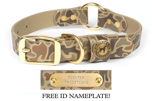 Pointer Traditions Hunting Dog Center Ring Collar - Wingshooter Vintage Camo - Angler's Pro Tackle & Outdoors