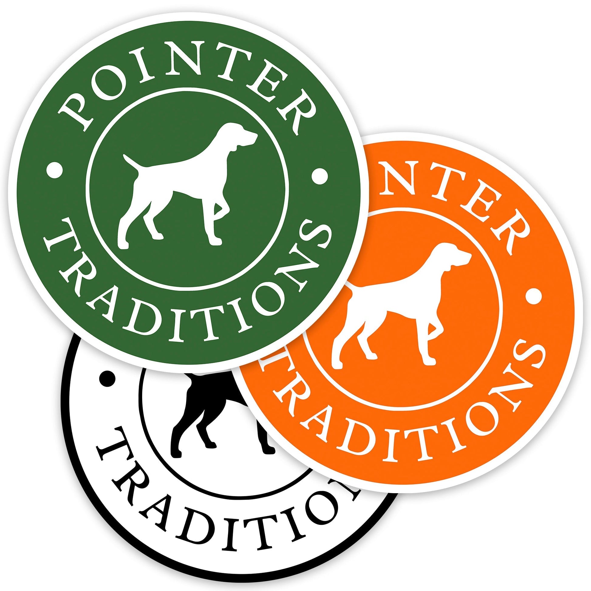 Pointer Traditions Logo Sticker Pack - Original - Angler's Pro Tackle & Outdoors