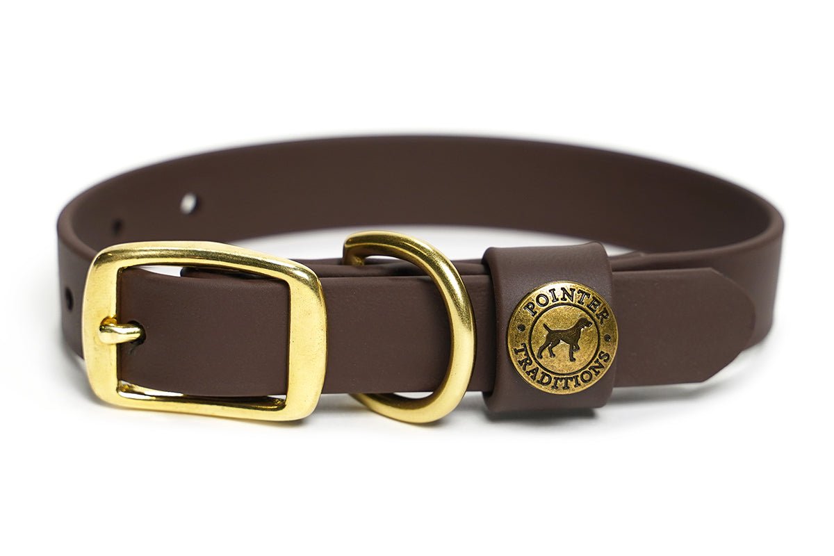 Pointer Traditions Sporting Dog Collar - Leather Brown - Angler's Pro Tackle & Outdoors