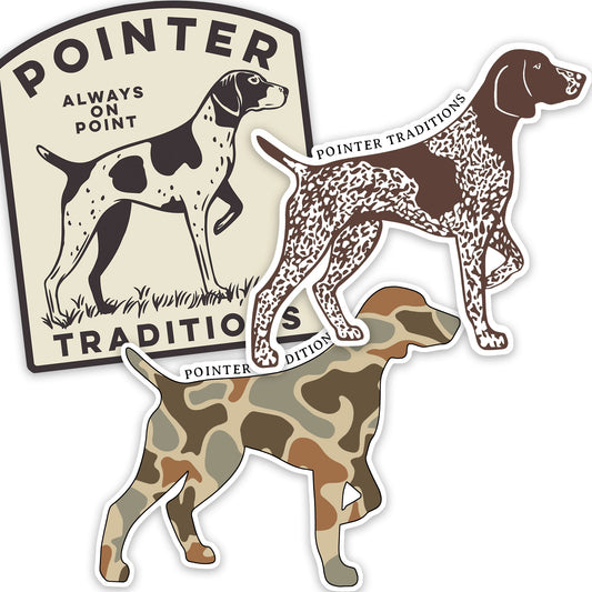 Pointer Traditions Sticker Pack - Angler's Pro Tackle & Outdoors