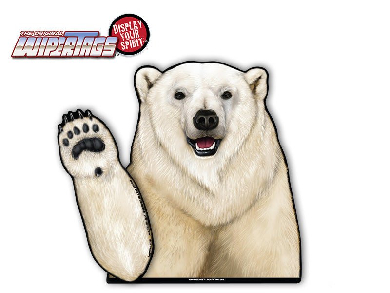 Polar Bear Waving WiperTags - Angler's Pro Tackle & Outdoors