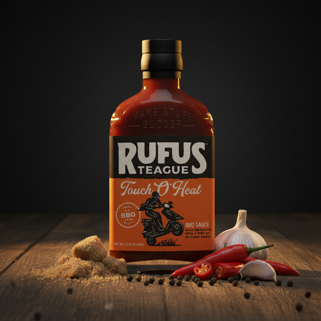 Rufus Teague TOUCH O' HEAT BBQ SAUCE
