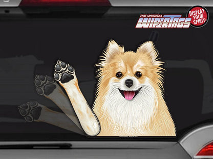 Pomeranian Dog Betty White Waving WiperTags - Angler's Pro Tackle & Outdoors