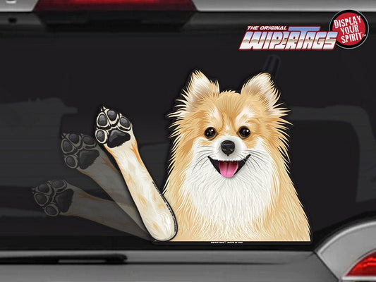 Pomeranian Dog Betty White Waving WiperTags - Angler's Pro Tackle & Outdoors