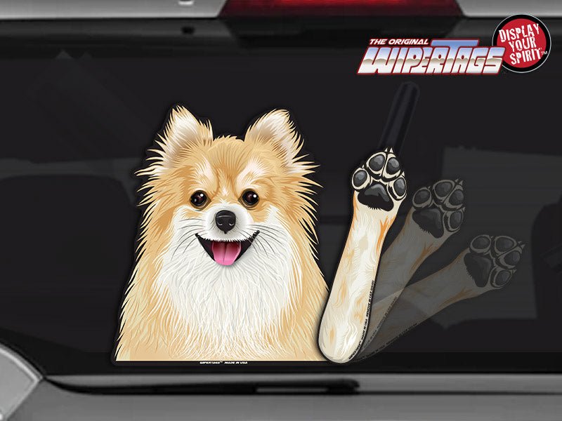 Pomeranian Dog Betty White Waving WiperTags - Angler's Pro Tackle & Outdoors