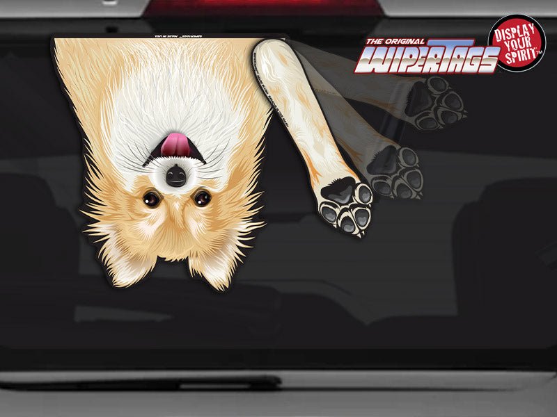 Pomeranian Dog Betty White Waving WiperTags - Angler's Pro Tackle & Outdoors