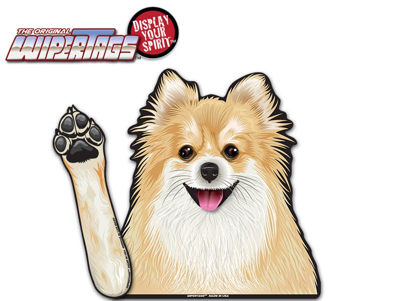 Pomeranian Dog Betty White Waving WiperTags - Angler's Pro Tackle & Outdoors