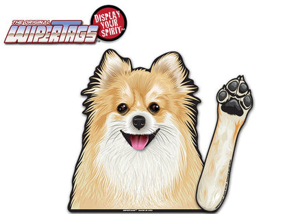 Pomeranian Dog Betty White Waving WiperTags - Angler's Pro Tackle & Outdoors
