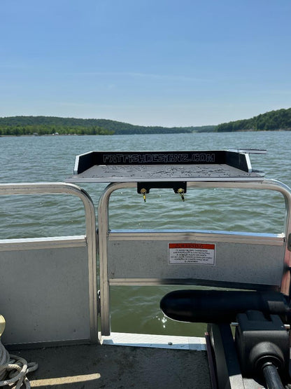Fat Fish Designz Pontoon Rail Mount for Cutting Board (cutting board sold separately)