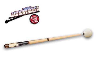 Pool Stick with Cue Ball WiperTags - Angler's Pro Tackle & Outdoors
