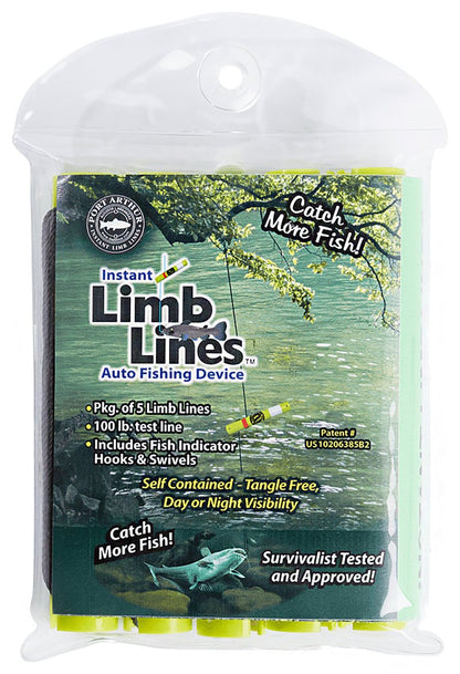 Port Arthur Instant Limb Lines 5 - Pack Auto Fishing Device - Angler's Pro Tackle & Outdoors