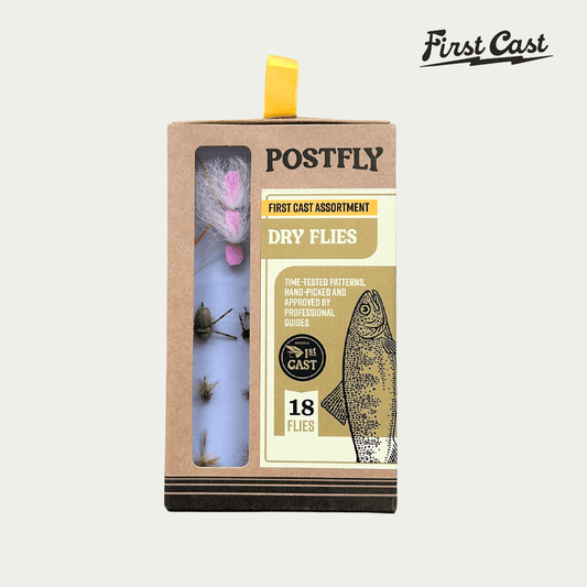 Postfly First Cast Beginner Dry Flies Assortment - 18 Flies - Angler's Pro Tackle & Outdoors
