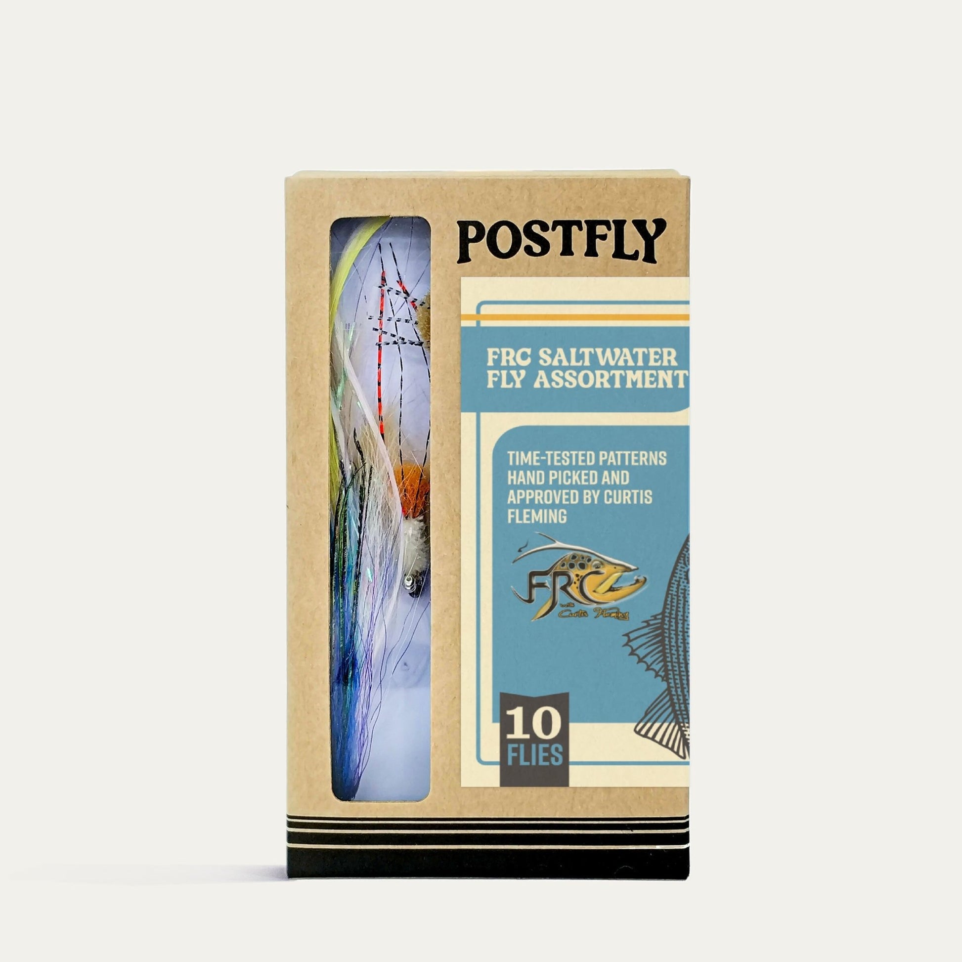 Postfly Fly Rod Chronicles Saltwater Fly Assortment - 10pk - Angler's Pro Tackle & Outdoors