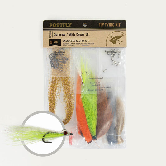 Postfly Fly Tying Kit | Clouser Chartreuse - Angler's Pro Tackle & Outdoors