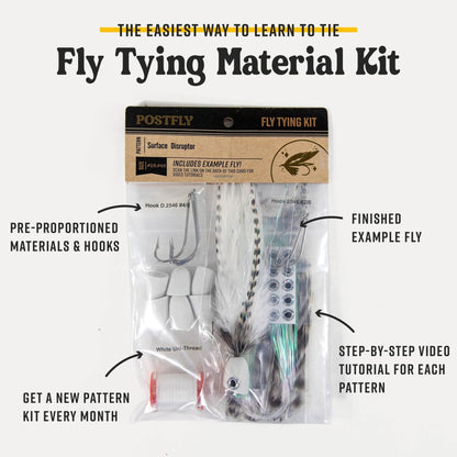 Postfly Saltwater Fly Tying Kit Box - Angler's Pro Tackle & Outdoors
