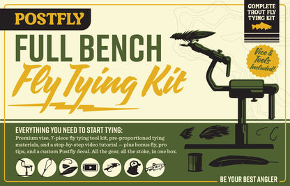 Postfly Trout Fly Tying Kit Box - Angler's Pro Tackle & Outdoors