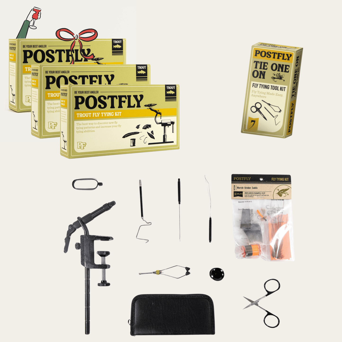 Postfly Trout Fly Tying Kit Box - Angler's Pro Tackle & Outdoors