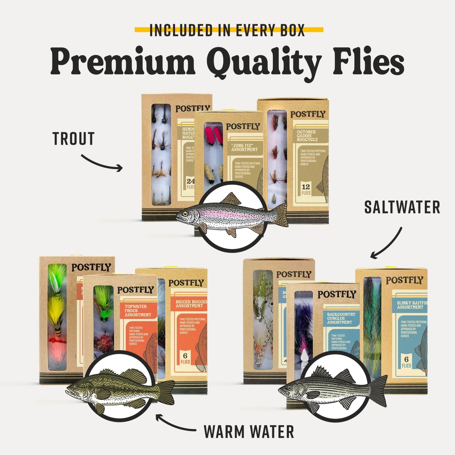 Postfly Warmwater Fly Assortment Box - Angler's Pro Tackle & Outdoors