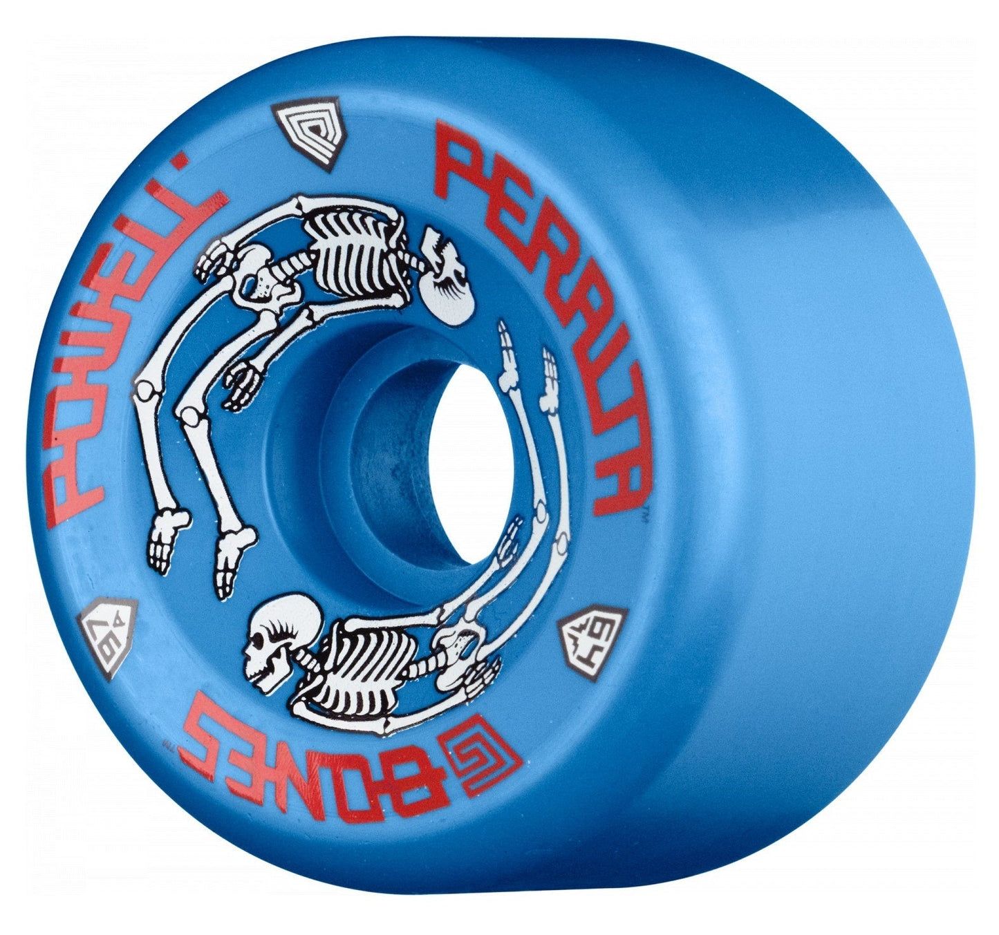 Powell Peralta Wheels G - Bones 64mm 97a - Blue (Set of 4) - Angler's Pro Tackle & Outdoors