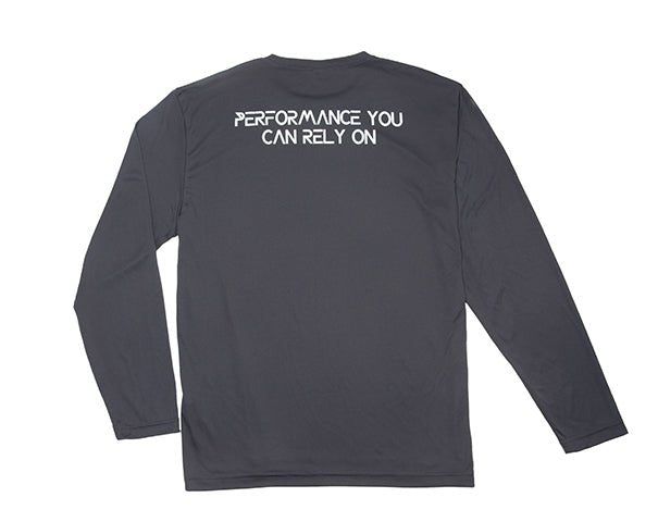 Powell Rods - Long Sleeve "Posicharge" Performance Shirts - Iron Grey - Angler's Pro Tackle & Outdoors