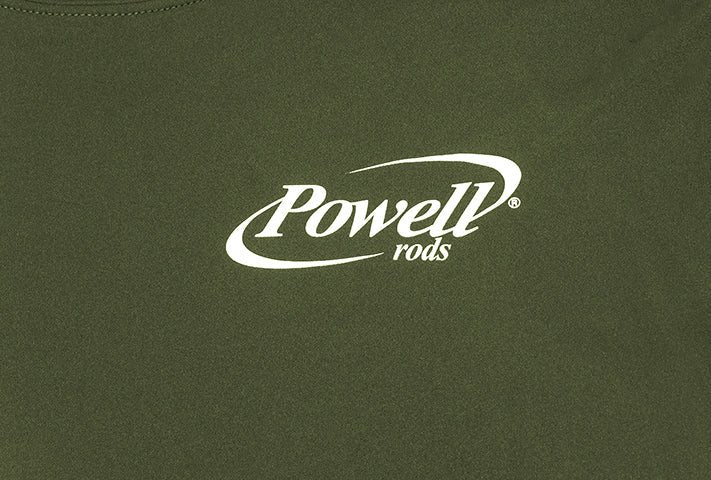 Powell Rods - Long Sleeve "Posicharge" Performance Shirts - Olive - Angler's Pro Tackle & Outdoors