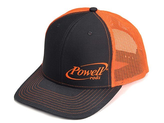 Powell Rods - Snap Back Orange / Black Hat - Angler's Pro Tackle & Outdoors