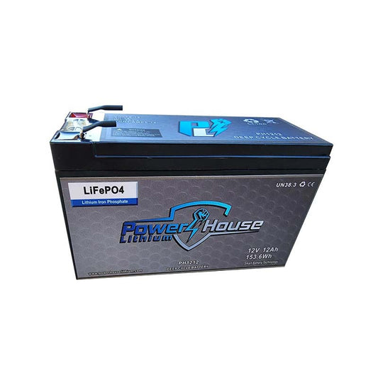 PowerHouse Lithium 12V 12Ah Deep Cycle Battery - Angler's Pro Tackle & Outdoors