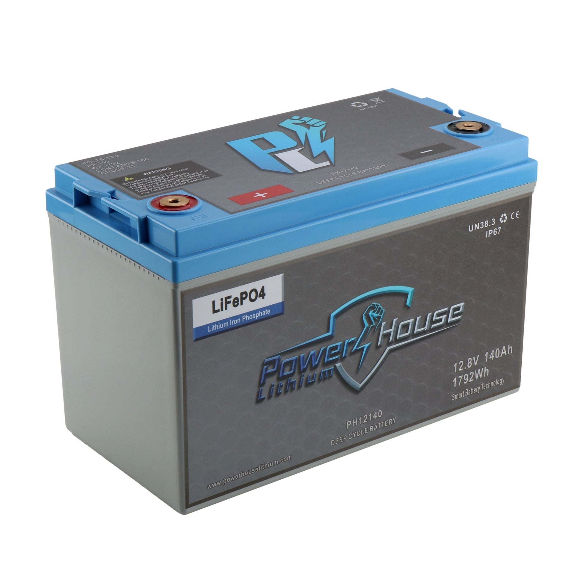 PowerHouse Lithium 12V 140Ah Deep Cycle Battery - Angler's Pro Tackle & Outdoors