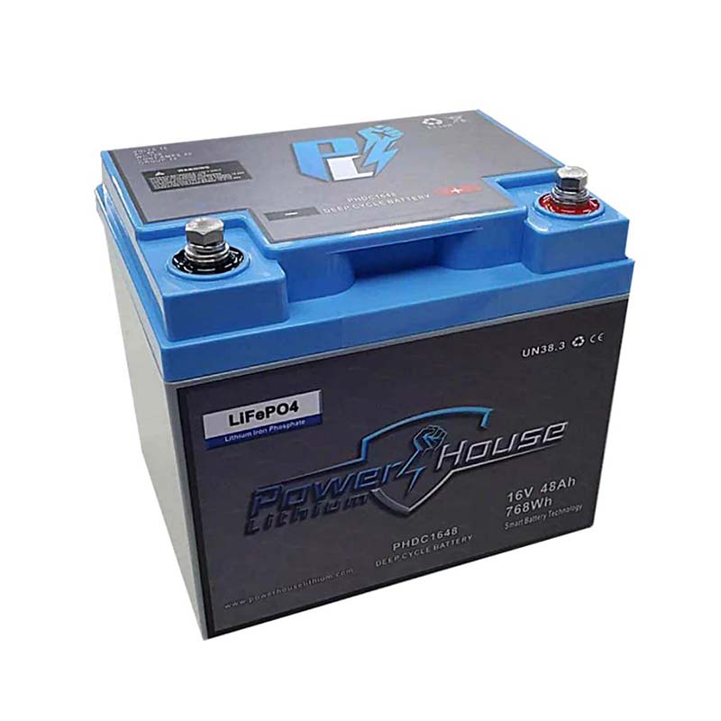 PowerHouse Lithium 16V 48Ah Deep Cycle Battery (2 Devices) - Angler's Pro Tackle & Outdoors