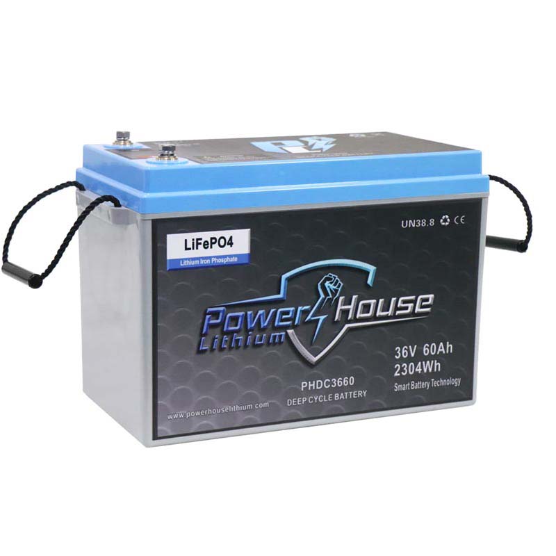 PowerHouse Lithium 36V 60Ah Deep Cycle Battery - Angler's Pro Tackle & Outdoors