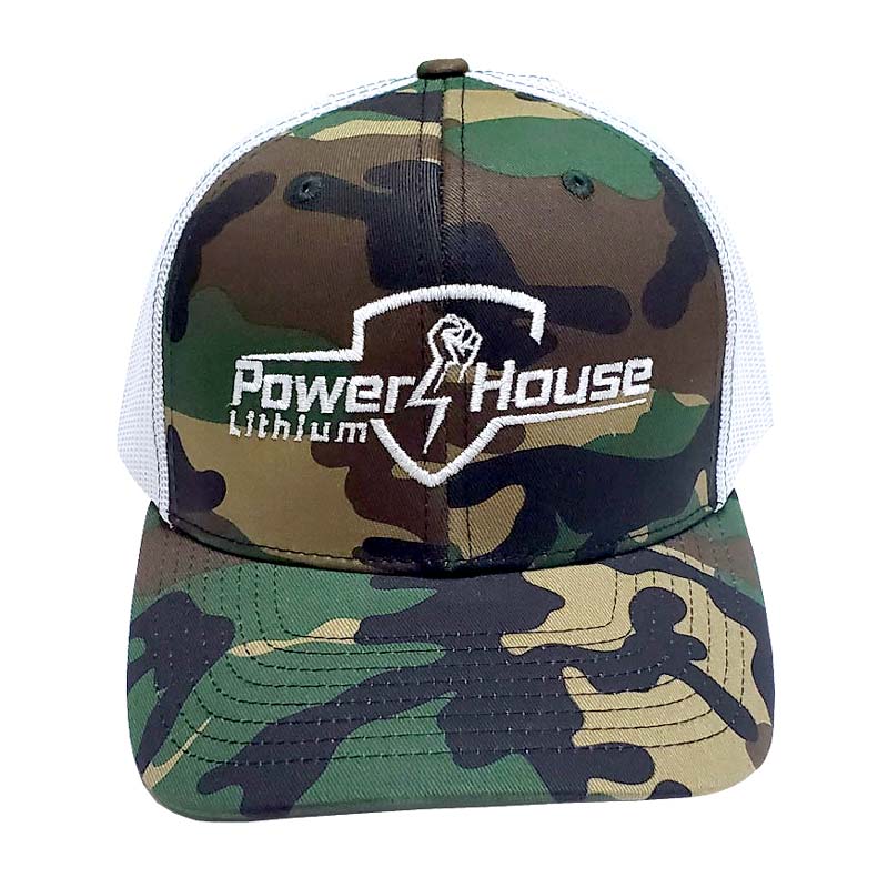 PowerHouse Lithium Richardson Snap Back Hats - Angler's Pro Tackle & Outdoors