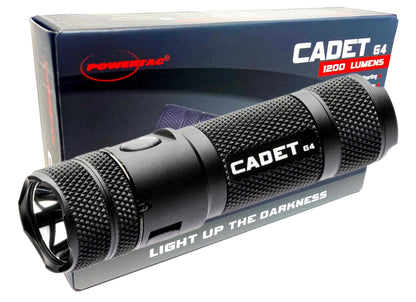 Powertac - Cadet Gen4 1,200 Lumen Tactical EDC Flashlight - Angler's Pro Tackle & Outdoors