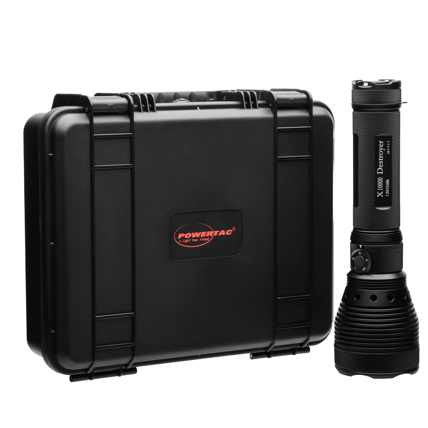 Powertac Destroyer - X10K - G2 - 9,500 Lumen Search & Rescue Light - Angler's Pro Tackle & Outdoors