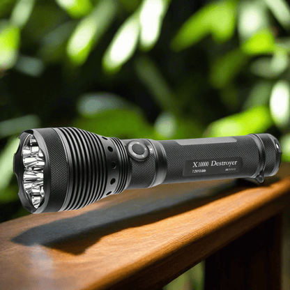 Powertac Destroyer - X10K - G2 - 9,500 Lumen Search & Rescue Light - Angler's Pro Tackle & Outdoors