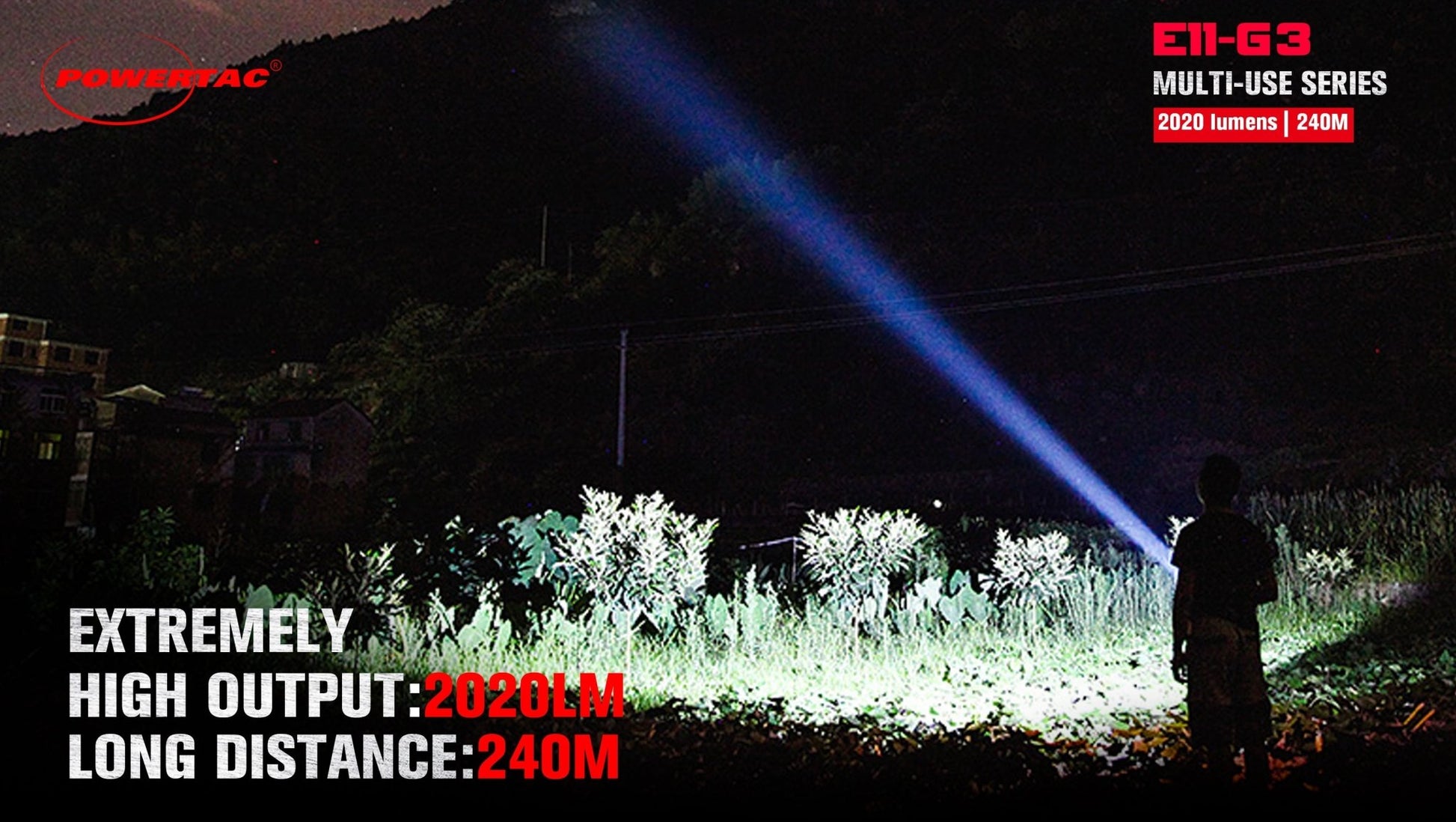 Powertac E11 - Gen3 2020 Lumen Rechargeable EDC Flashlight - New Product - Angler's Pro Tackle & Outdoors