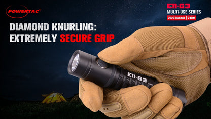 Powertac E11 - Gen3 2020 Lumen Rechargeable EDC Flashlight - New Product - Angler's Pro Tackle & Outdoors